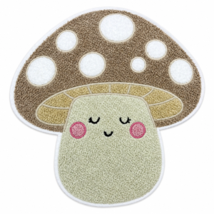 Custom Chenille Mushroom Embroidery Patch