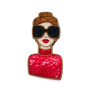 custom sequins hand embroidery patches