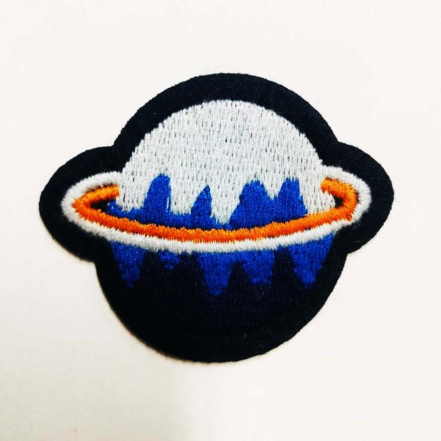 Custom Computerized Multihead Embroidered Planet Patch